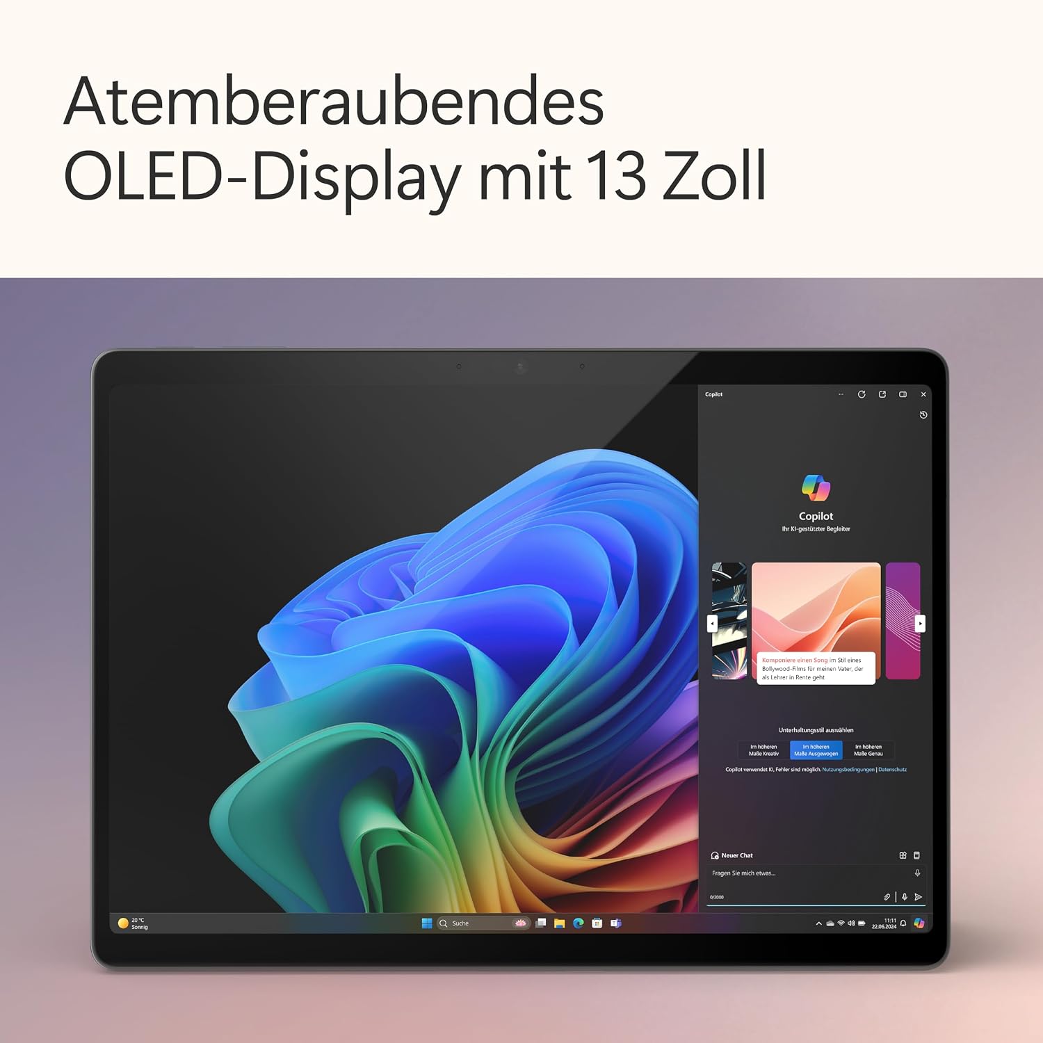Thumbnail 3 de Microsoft Surface Pro Copilot+ PC 13 Zoll OLED