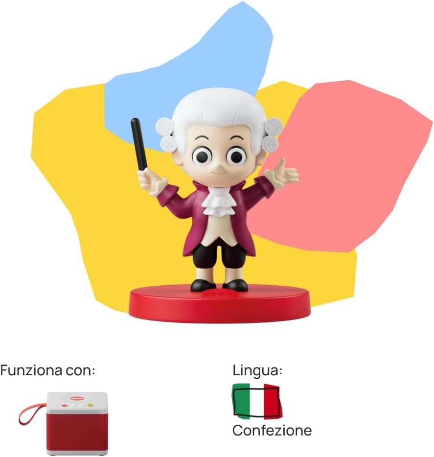 Detalle 2 de FABA Klangfigur mit Sound „Mozart“ – süße Sinfonien von Mozart (Kinder 0+)