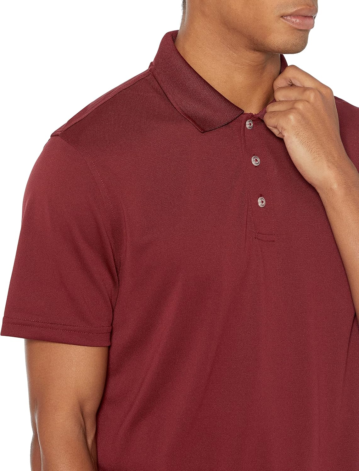 Detalle de Amazon Essentials Polo Ad Asciugatura Rapida Slim da Uomo – Colori Fuori Produzione