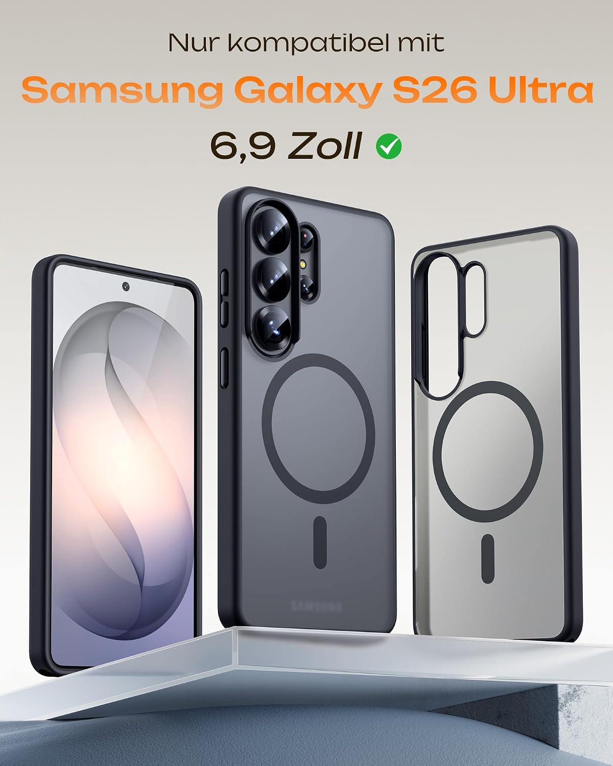 Detalle 2 de TOCOL Hülle Galaxy S26 Ultra 6,9 Zoll Schwarz