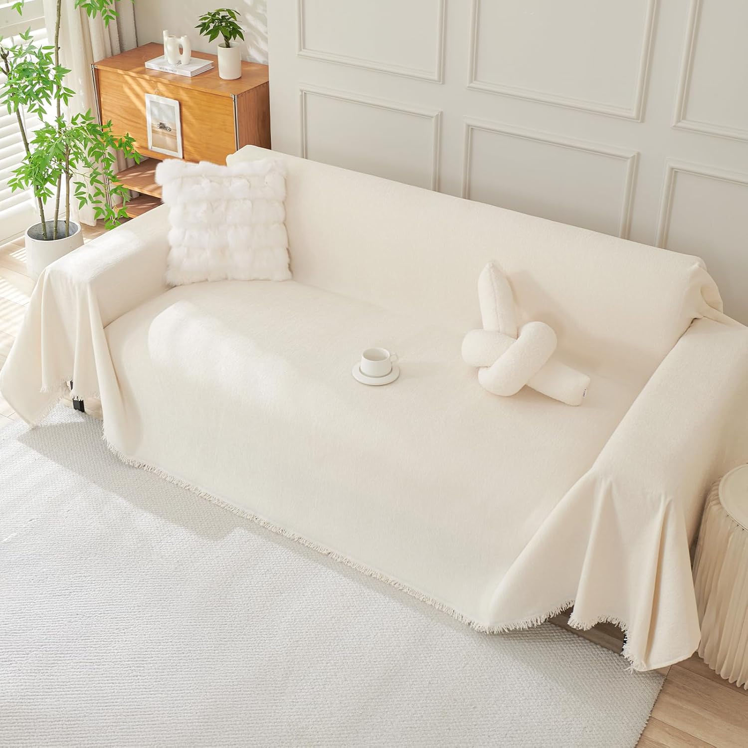 Detalle de Royhom Housse Canapé 180x300 cm 🛋