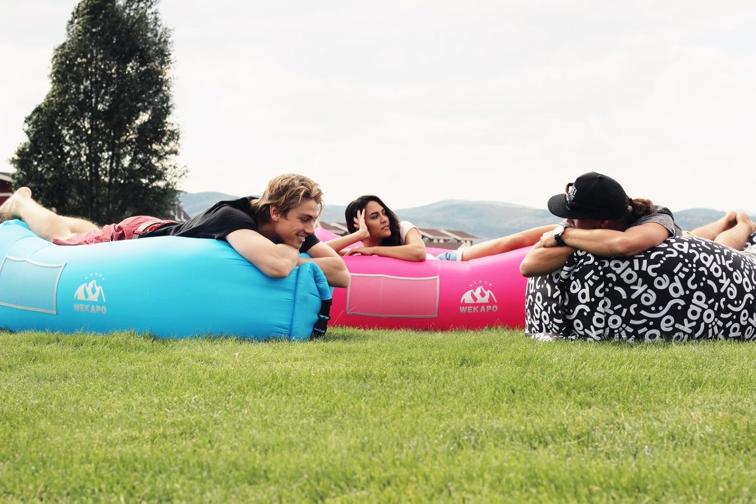 Thumbnail 4 de WEKAPO Inflatable Couch Air Lounger Chair (Portable Air Hammock) for Camping & Beach