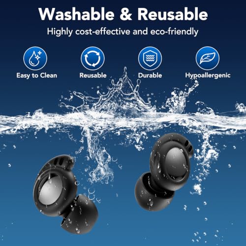 Thumbnail 4 de IKG Bouchons d’oreille en silicone réutilisables, atténuation jusqu’à 35 dB