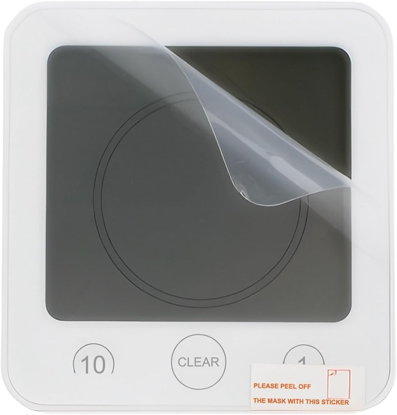 Thumbnail 6 de VORRINC horloge de salle de bain numérique à ventouse avec LCD, température et humidité