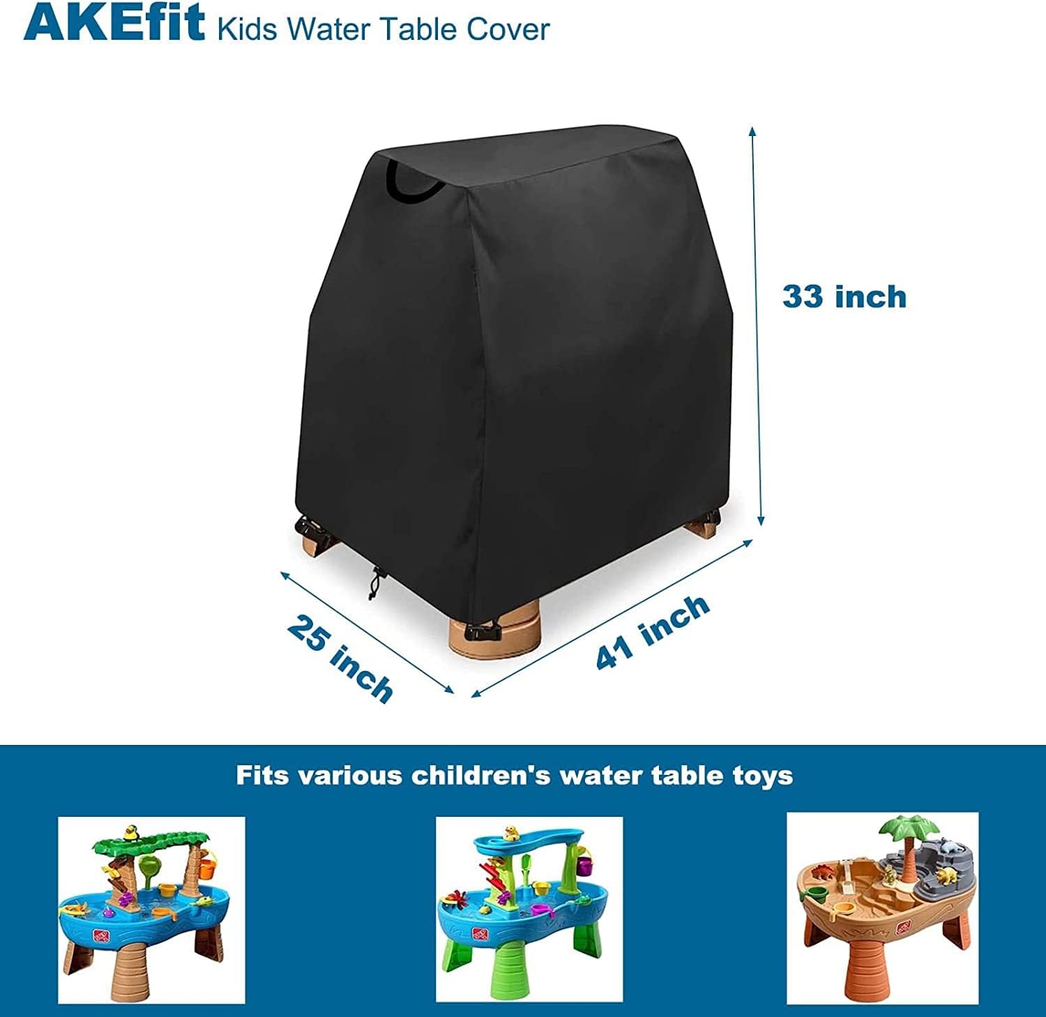 Detalle 2 de AKEfit Kids Water Table Cover 41 x 25 x 33 in