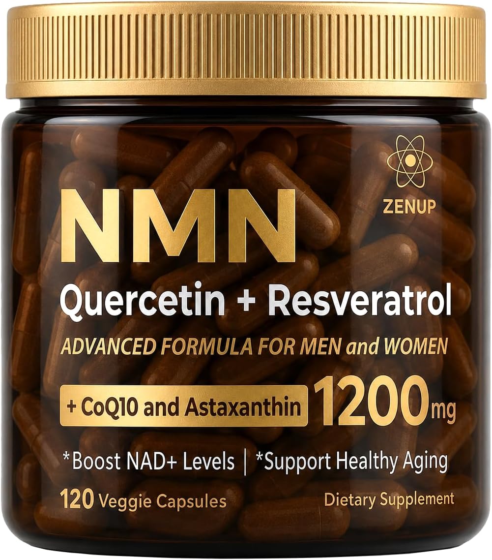 Detalle de ZenUP NMN supplement, 120 veggie capsules