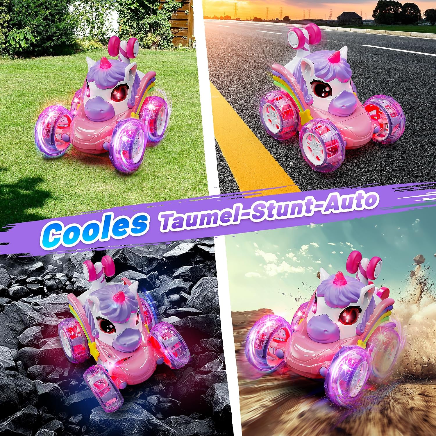 Thumbnail 3 de Jofuni Einhorn Ferngesteuertes Auto 60 Min