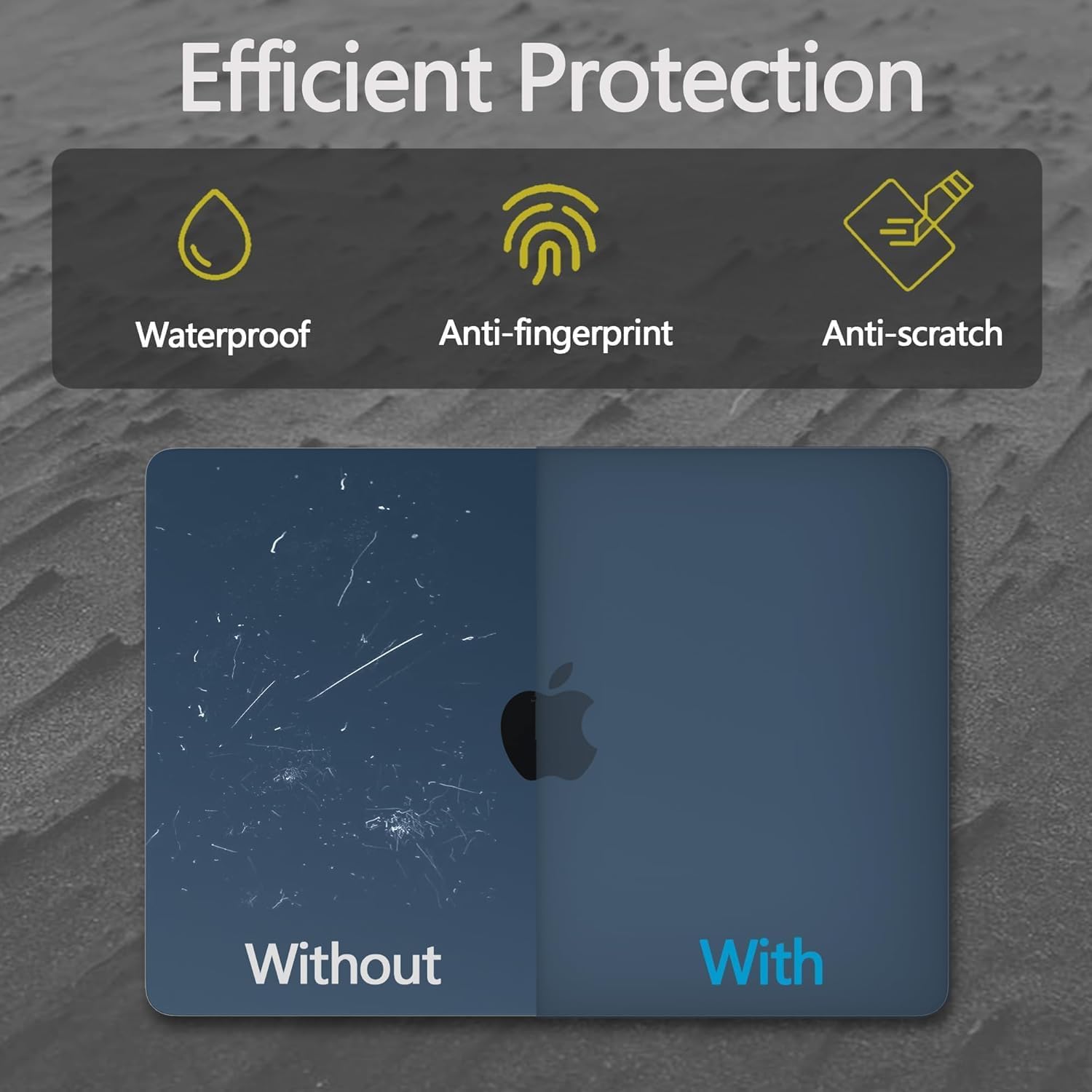 Detalle 1 de MacBook Air 13,6 NPUOLS Hülle Schutzcase