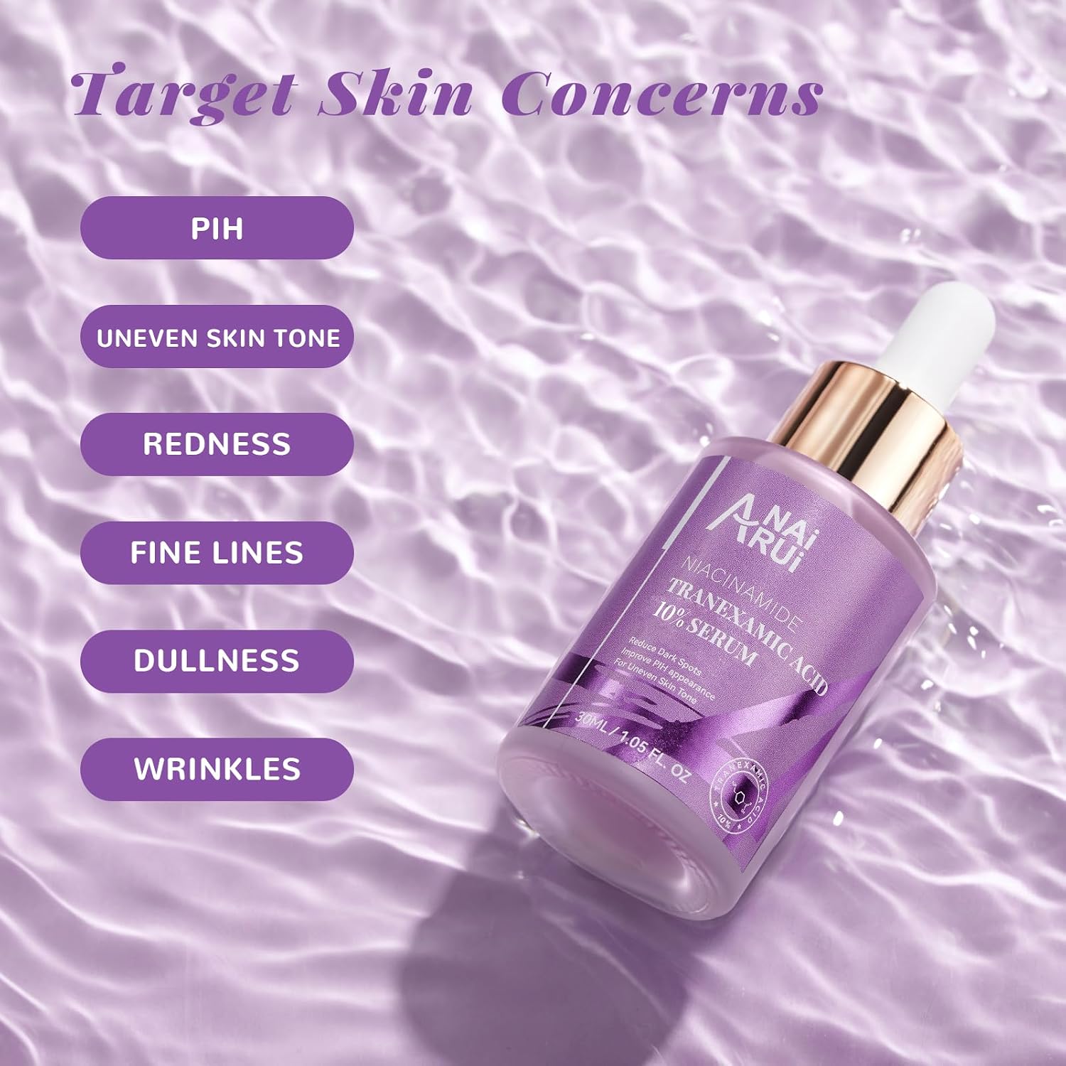 Thumbnail 3 de ANAiRUi tranexaminezuurserum met niacinamide en hyaluronzuur, 30 ml