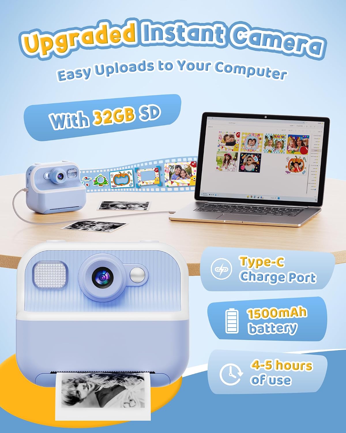 Thumbnail 6 de Instant Dual Selfie Camera 1080P