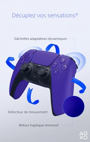 Detalle de Manette DualSense sans fil Galactic Purple – Sony/PlayStation 5