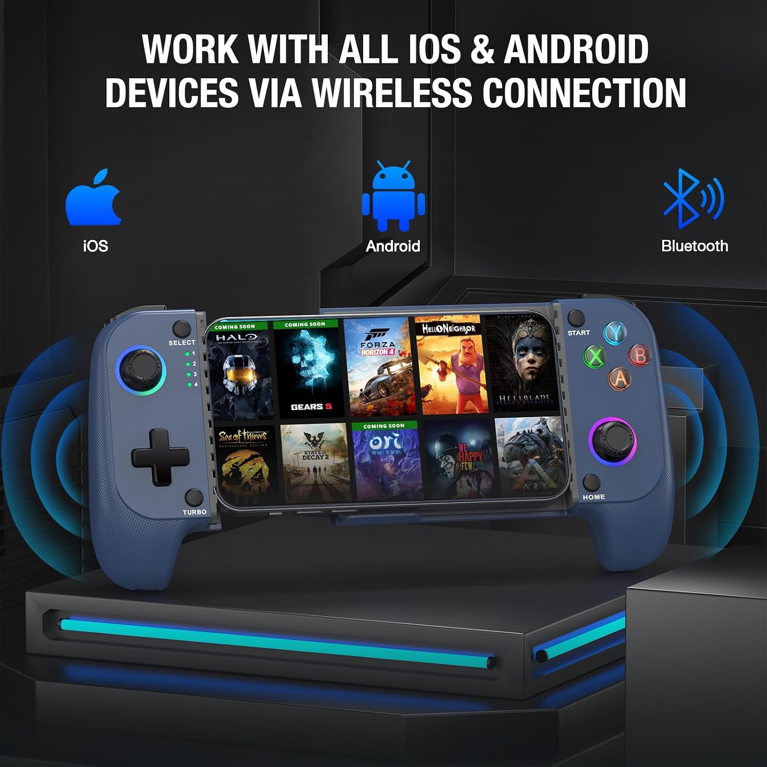 Detalle 2 de Fanxieast Wireless Mobile Gaming Controller for iPhone