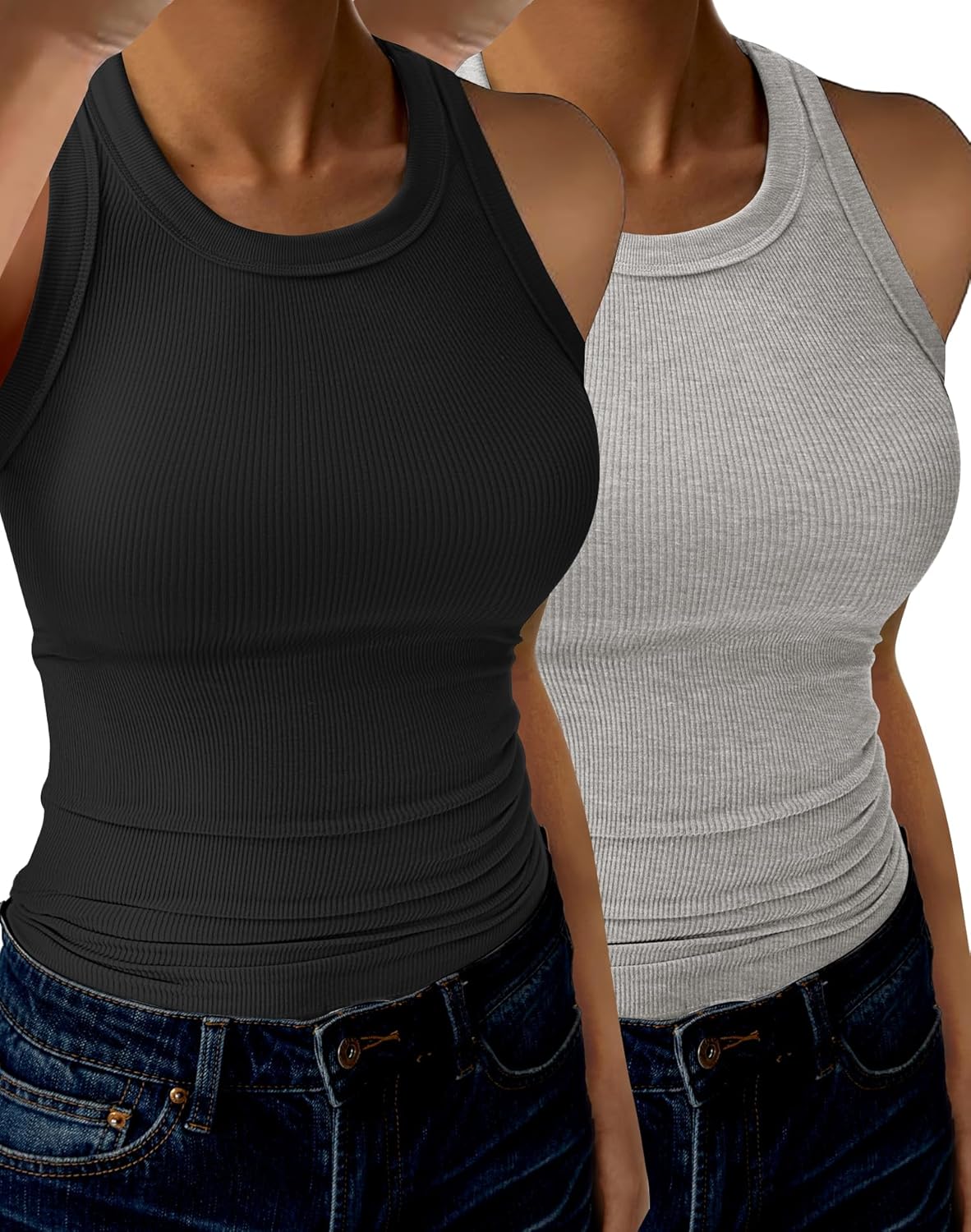 Thumbnail 5 de GKBK Womens Tank Tops High Neck 6 Sizes