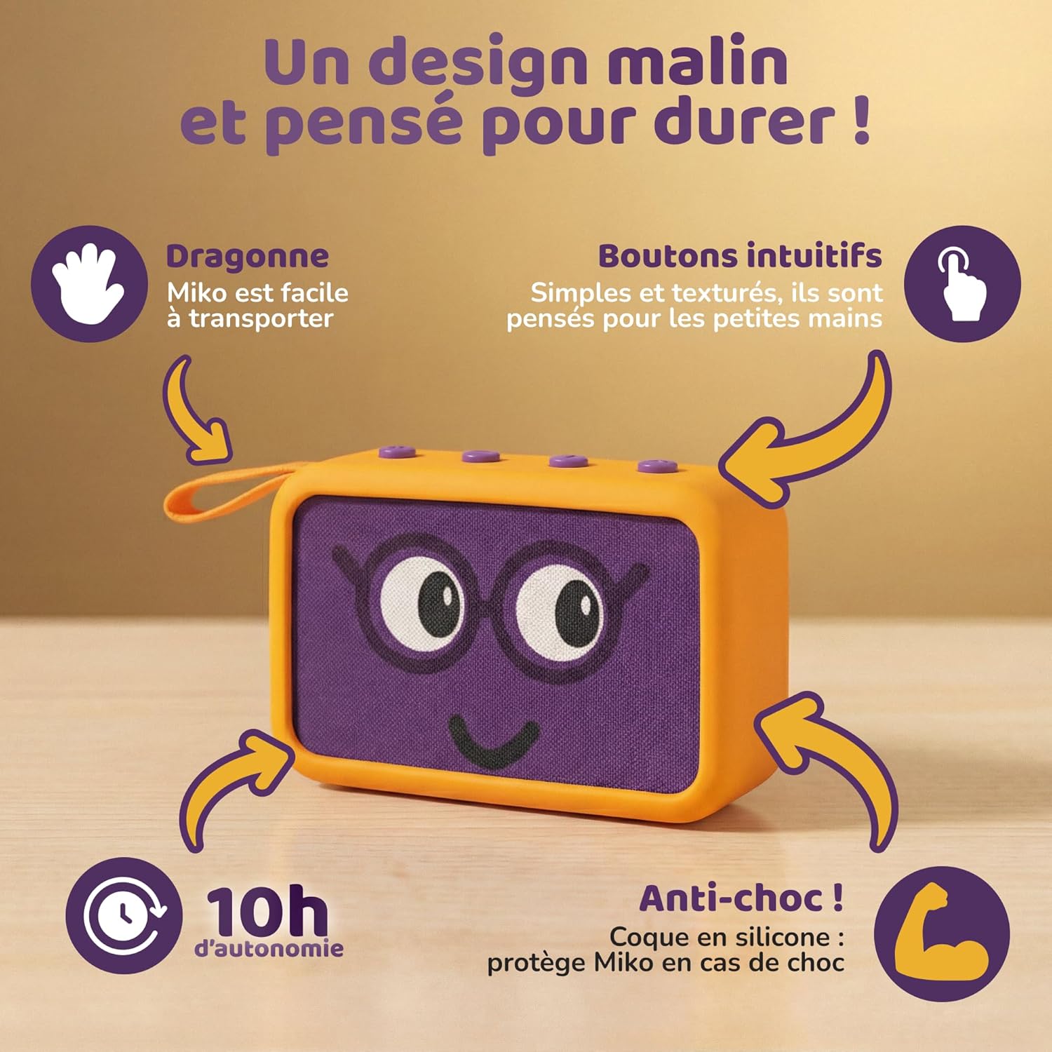Thumbnail 4 de Miko – Boîte à Histoires Enfant 3-8 Ans : Conteuse Audio sans écran, 120 histoires incluses