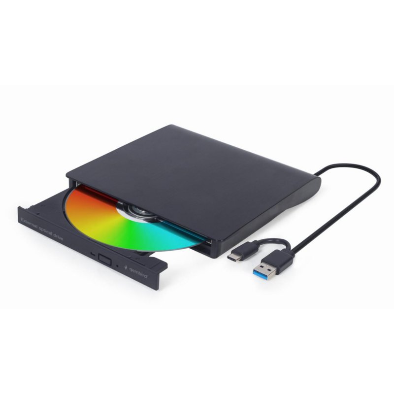 Detalle 2 de Gembird DVD-USB-03 unidad óptica 24x/8x 📀