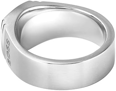 Thumbnail 1 de Bague Odell en Acier Inoxydable avec Onyx Noir – BOSS Jewelry pour Homme