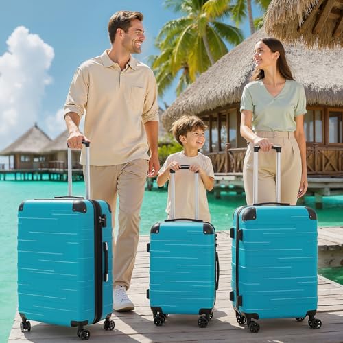 Detalle 2 de COOLIFE Medium Suitcase 24 inch (67 cm) ABS Hardshell with TSA Lock