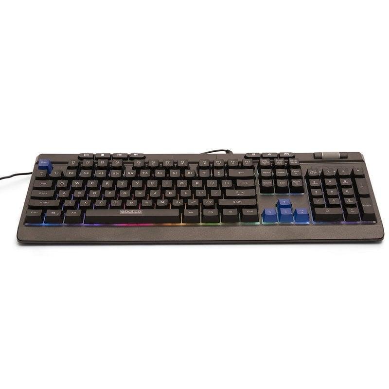 Detalle 2 de Sparco STEALTH teclado membrana RGB con ruleta