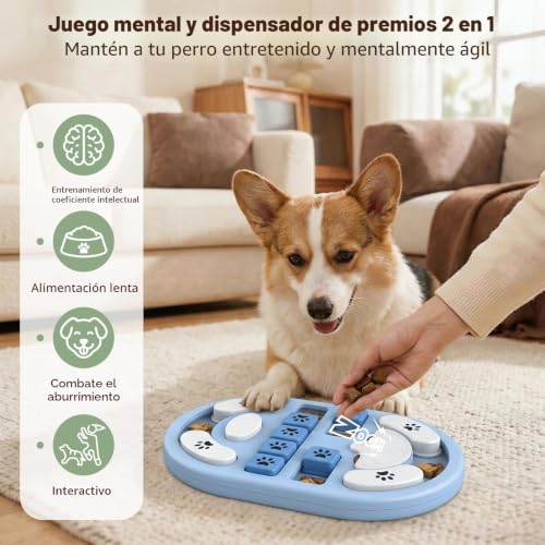 Thumbnail 1 de Blanlody Juguete Interactivo para Perro: estimula la inteligencia y el ritmo de comida