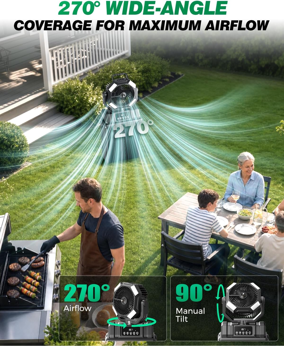 Detalle 1 de Etholzon Misting Fan 15L