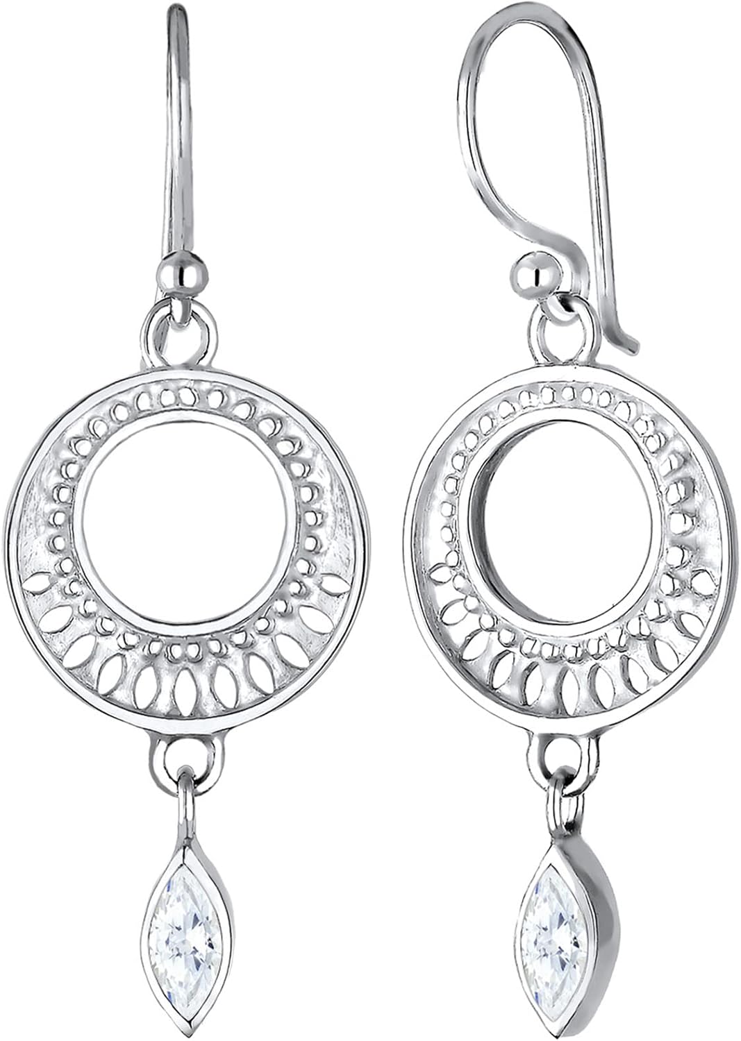 Thumbnail 5 de Elli Premium Damen Ohrringe Ornament Cut-Out