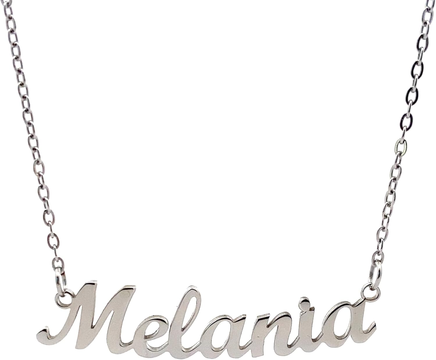 Detalle 2 de Collana Donna con Nome Personalizzato in Acciaio Inox Anallergico – Made in Italy, Finitura Lucida