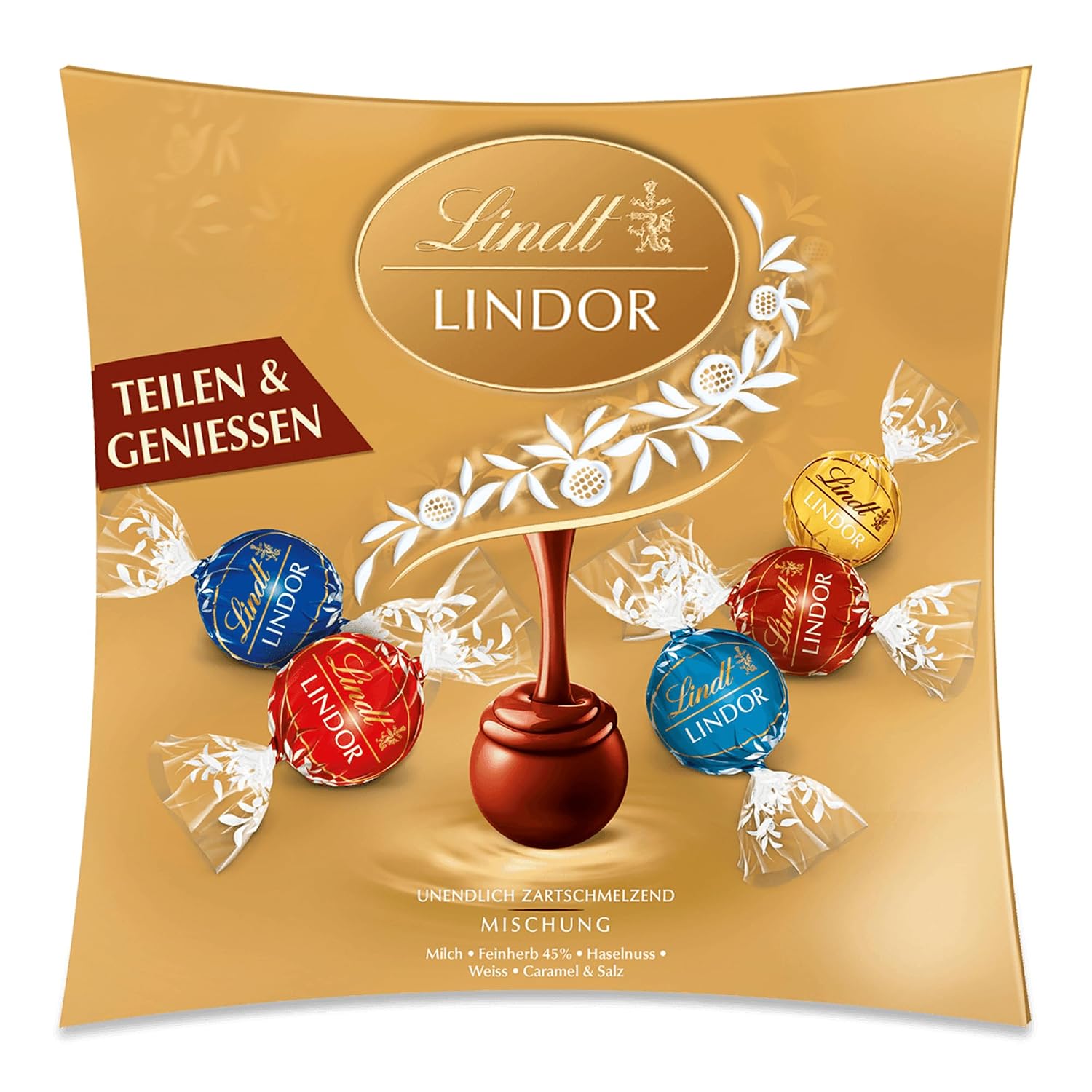 Detalle de Lindt LINDOR Sharing 250 g Schokolade