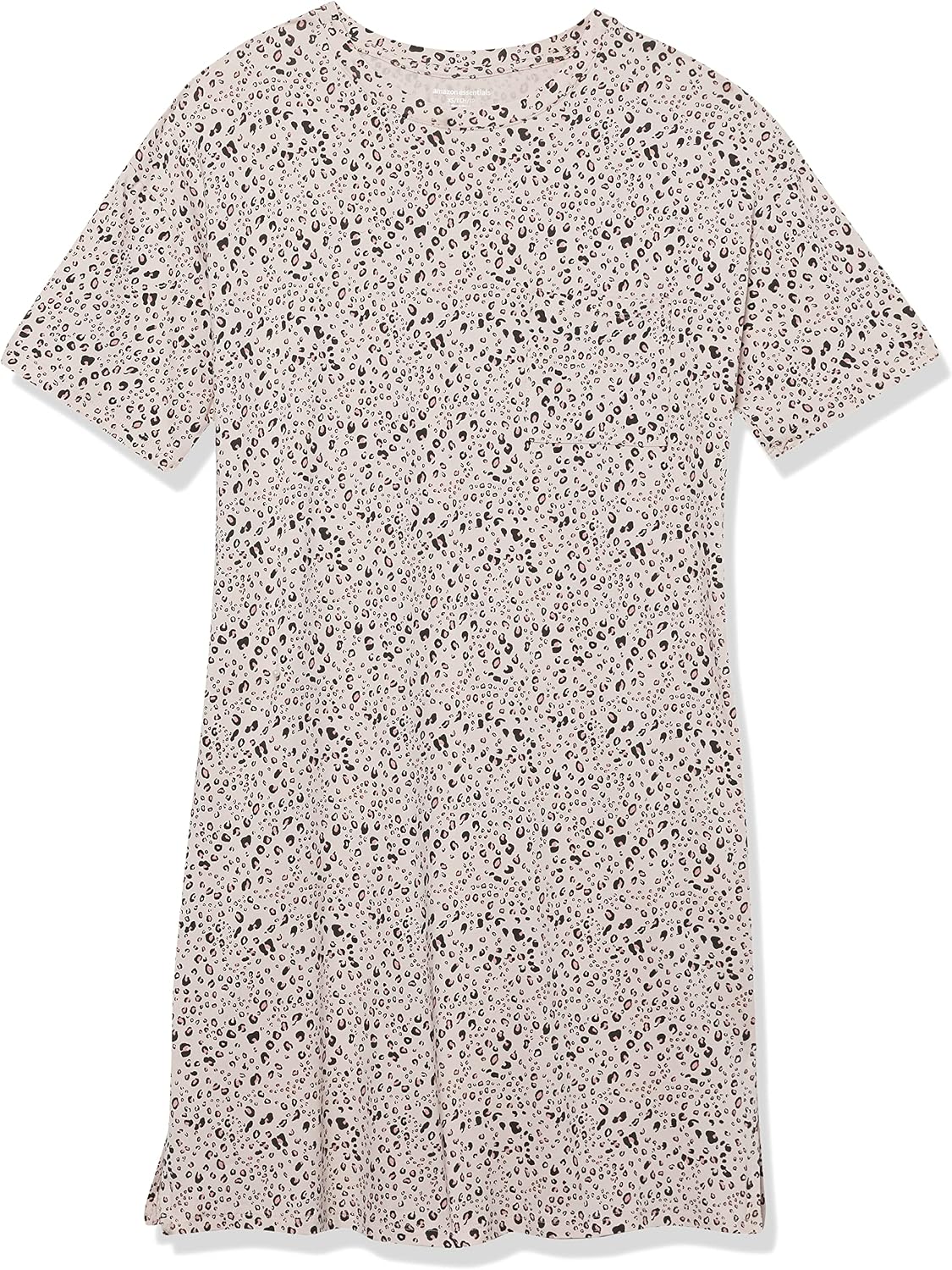 Detalle de Amazon Essentials Damen-Nachthemd aus Jersey-Strick mit rundem Ausschnitt