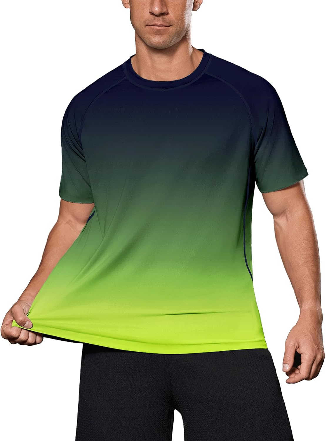 Detalle de Men’s UPF 50+ Long Sleeve Fishing Shirts Rash Guard (1 or 3 Pack)