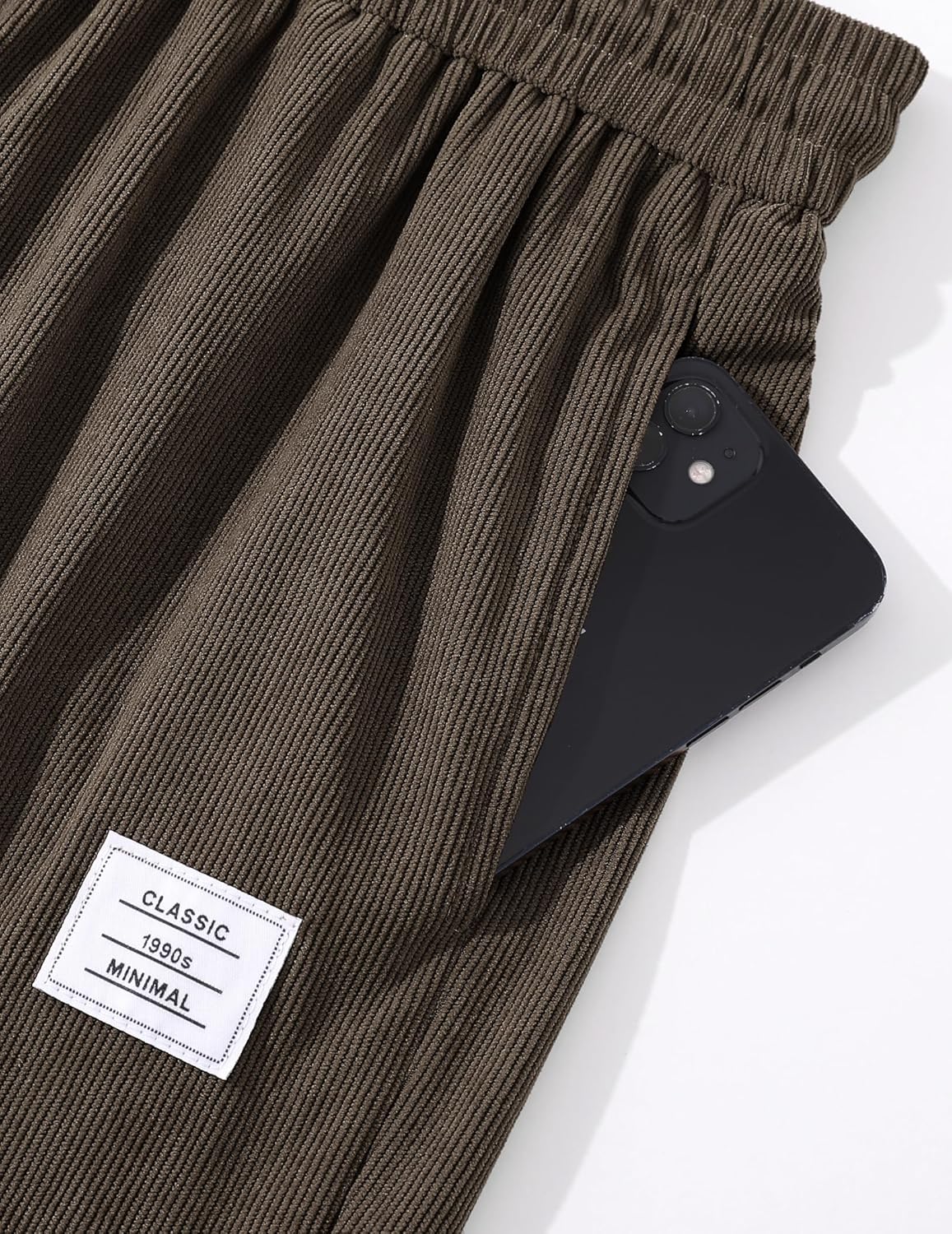 Thumbnail 6 de TARAINYA Corduroy Kurze Hosen Herren – Baumwolle, Kordelzug, Taschen