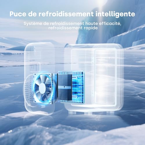 Thumbnail 3 de Enventor Mini Frigo 6L : réfrigération et chauffage nomade, 230V/12V, noir