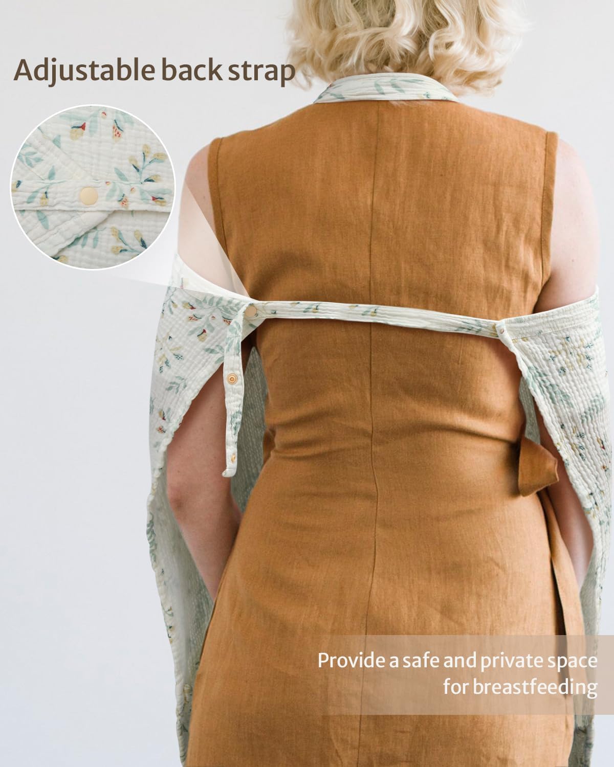 Thumbnail 4 de Blissful Diary Muslin Nursing Cover for Breastfeeding