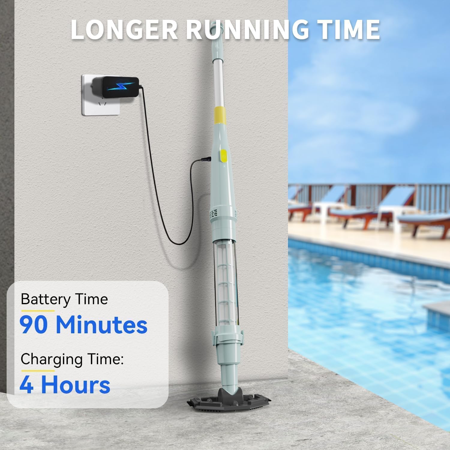 Thumbnail 2 de Lydsto S1 Lite: Aspirapolvere per Piscina senza Fili 3 in 1, 90 Min di Autonomia