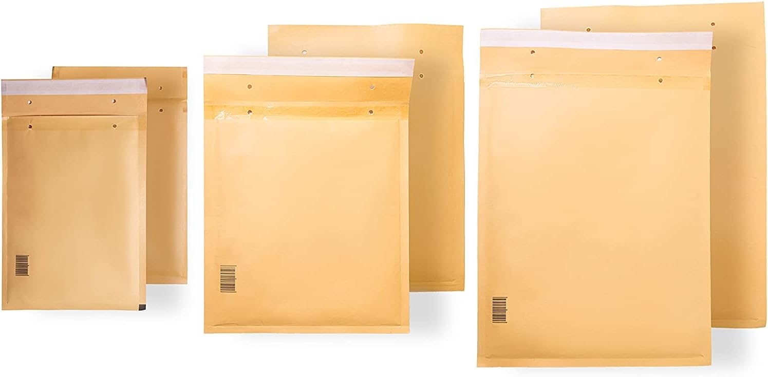 Thumbnail 2 de Enveloppes rembourrées Ofituria en papier bulle – kraft marron, auto-adhésives, 220 x 265 mm (20 pièces)