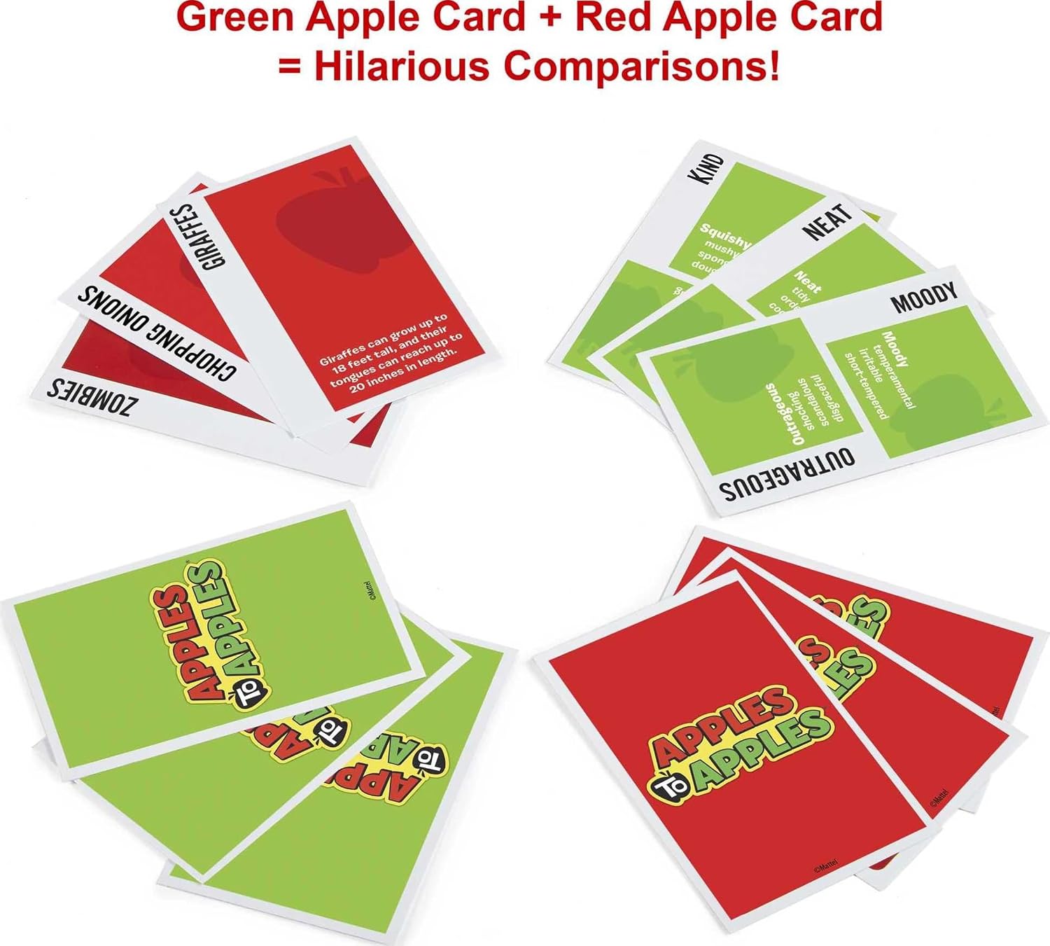 Detalle de Mattel Games Apples to Apples Party Box ワード連想パーティーゲーム、4〜8人・12歳以上