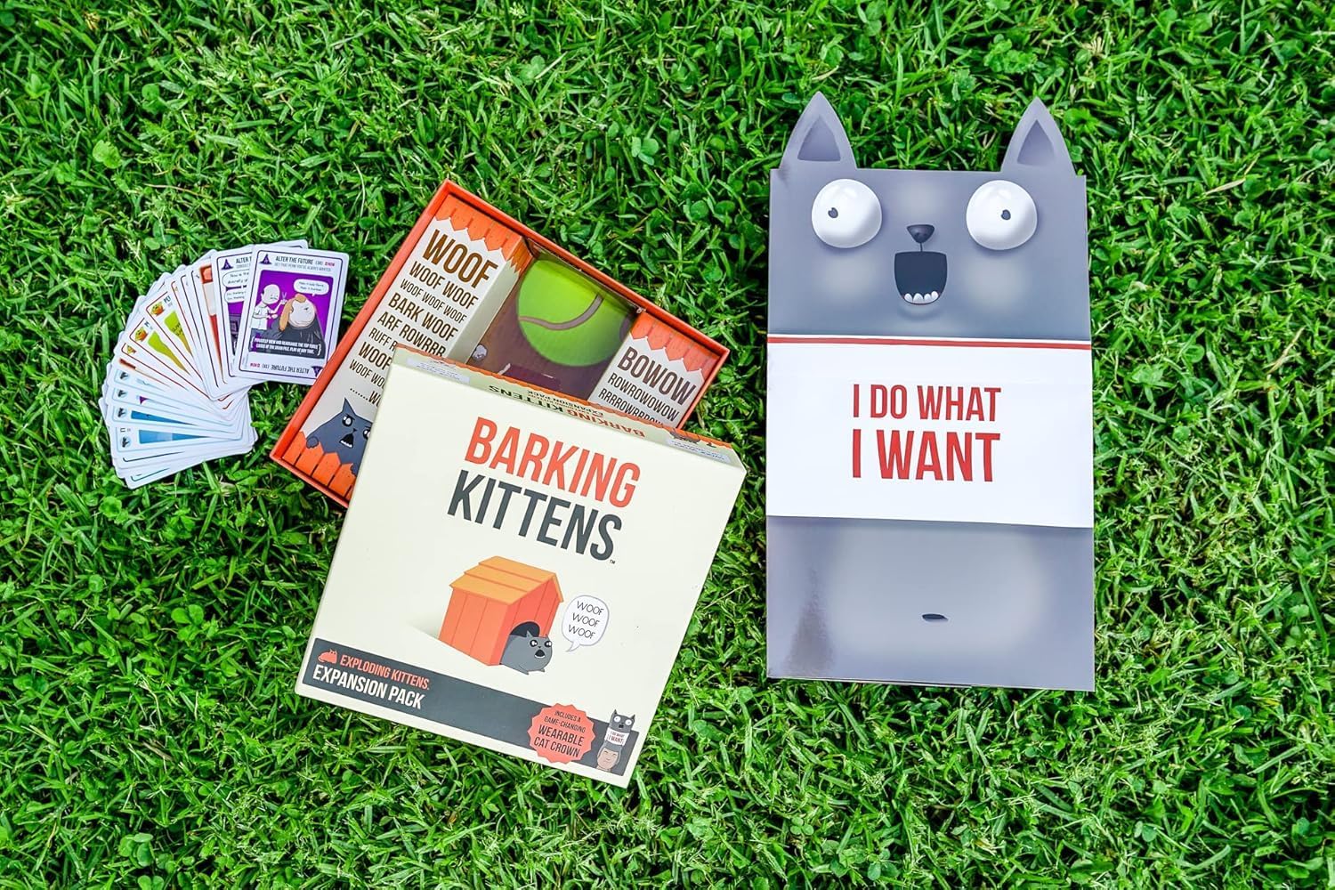 Thumbnail 1 de Exploding Kittens : Barking Kittens Expansion Pack – extension officielle pour 2–5 joueurs