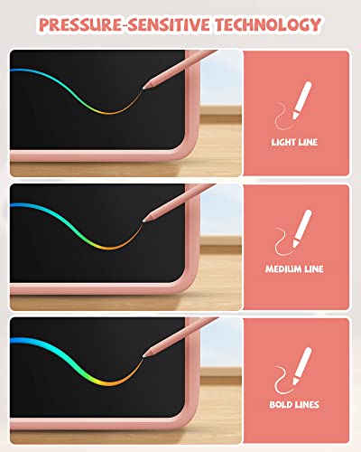 Thumbnail 5 de Tablette d'écriture LCD Kikapabi Licorne 10 pouces – Doodle Board rose pour enfants (3–6 ans)