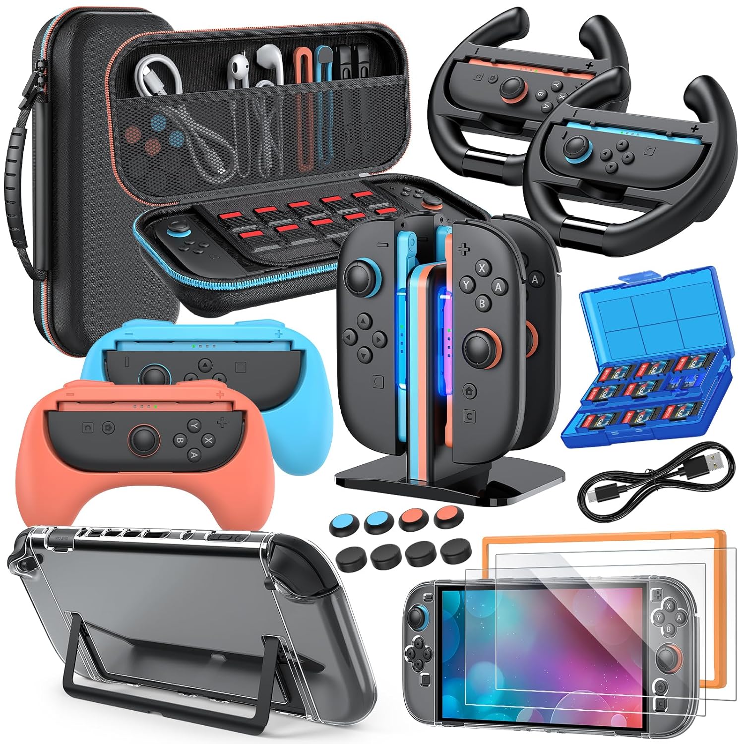 Detalle de MENEEA 20-IN-1 Switch 2 Bundle