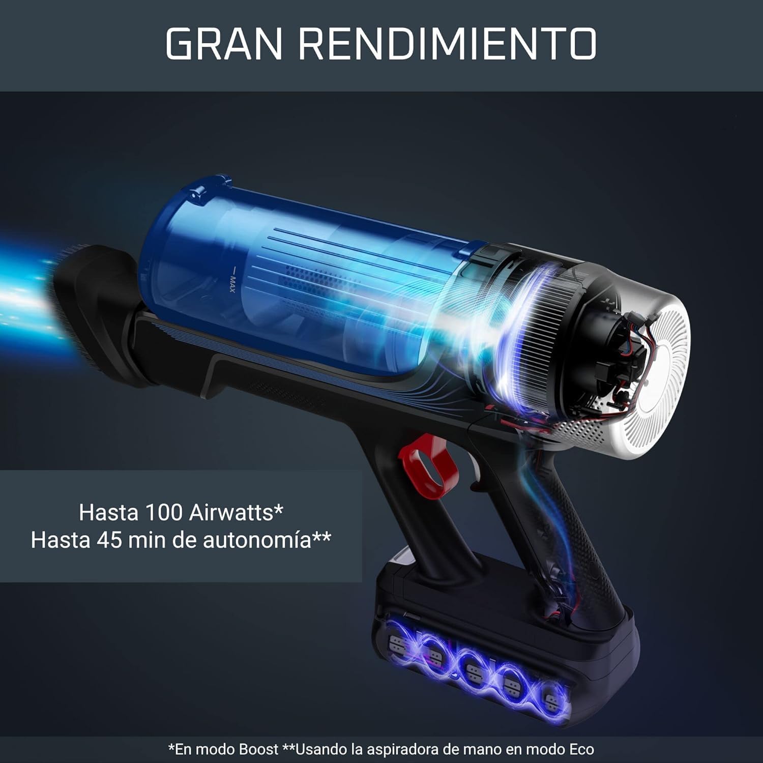 Thumbnail 5 de Rowenta Xforce Flex 9.60 Aqua RH20C2 250 W