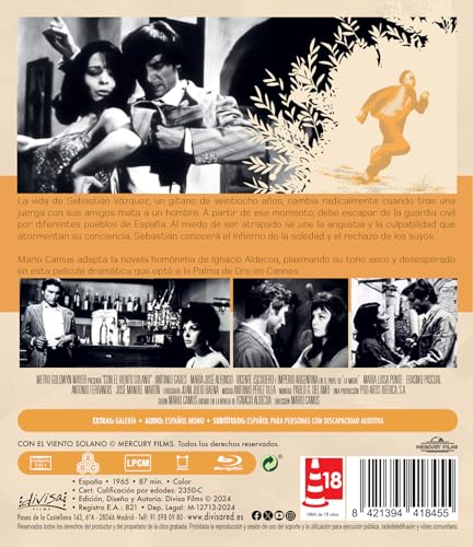 Thumbnail 1 de Con El Viento Solano (1965) Blu-ray 🎬