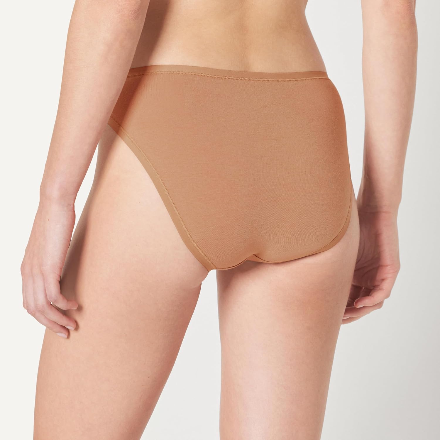 Detalle de Amazon Essentials Slip Bikini in Cotone Donna – Pacco da 6, Bronzo Lavato, taglia M