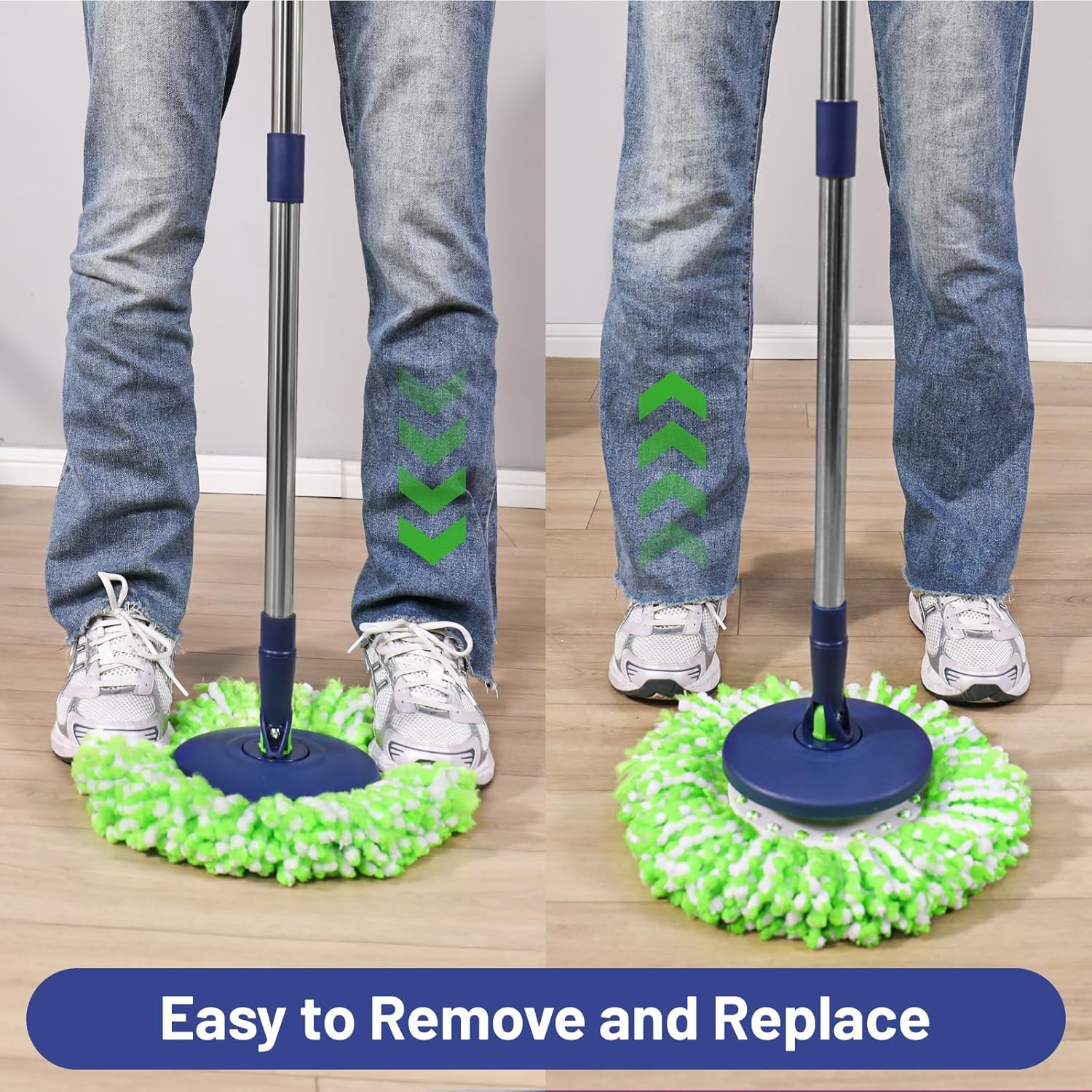 Thumbnail 6 de EHADOO Spin Mop and Bucket Set