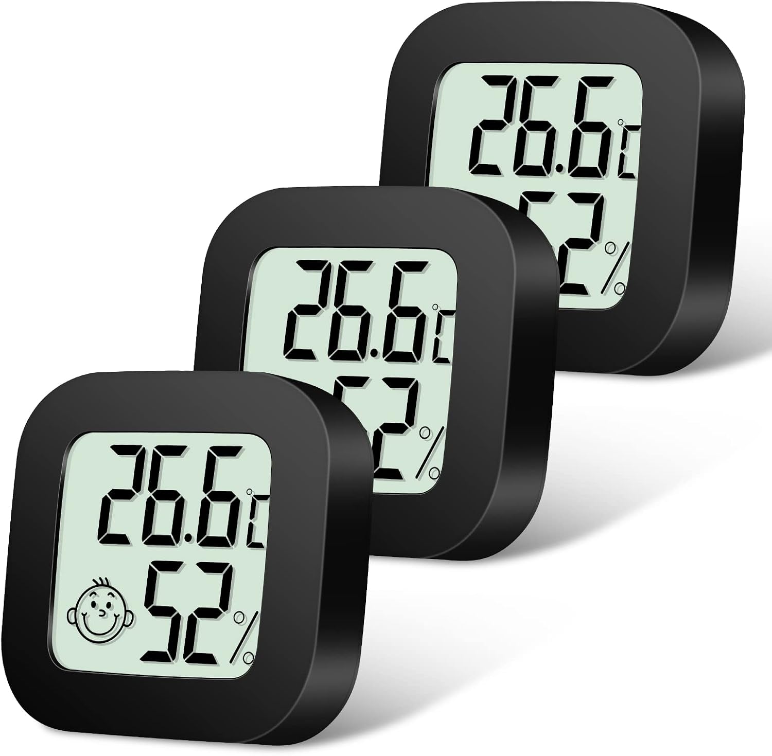 Thumbnail 3 de Flintronic Mini LCD Thermometer & Hygrometer (4er-Set) für Innenräume