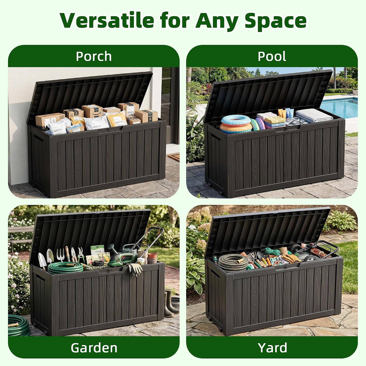 Detalle 1 de EasyUp Outdoor Storage Box 155-Gallon