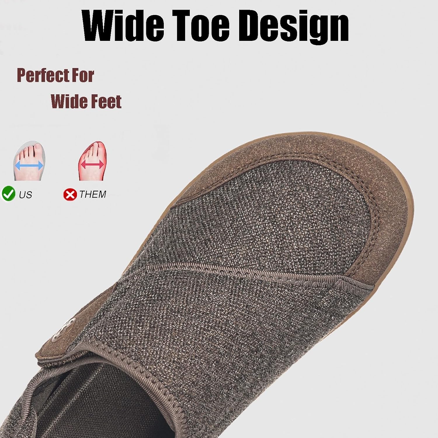 Thumbnail 2 de Sisttke Diabetiker Schuhe – extra weite Hausschuhe & Freizeitschuhe mit Klettverschluss