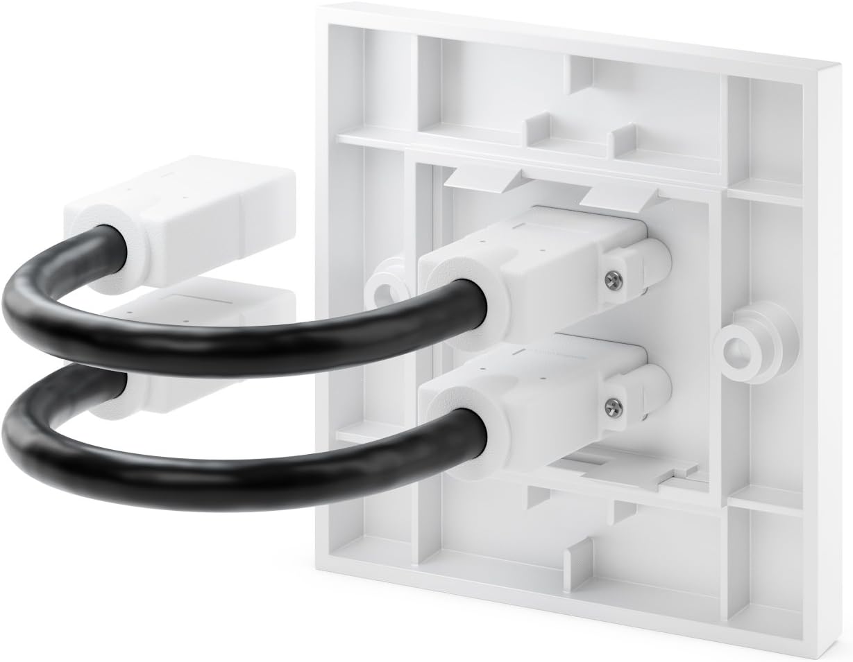 Thumbnail 1 de deleyCON HDMI Dose Wanddose 2x HDMI-Port Unterputz MK2145 – 3D, 4K, ethernetfähig