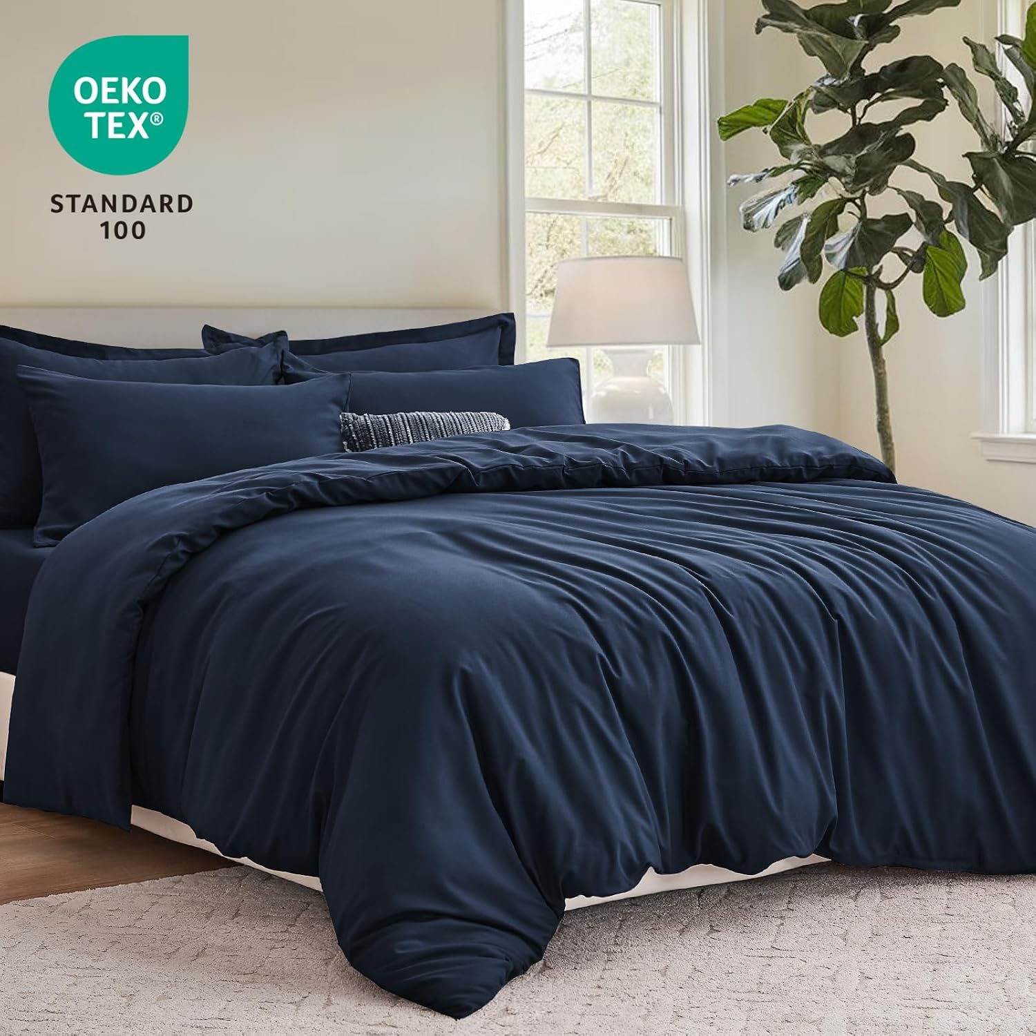 Detalle 2 de Tifschlaf Double Duvet Set Navy 200x200