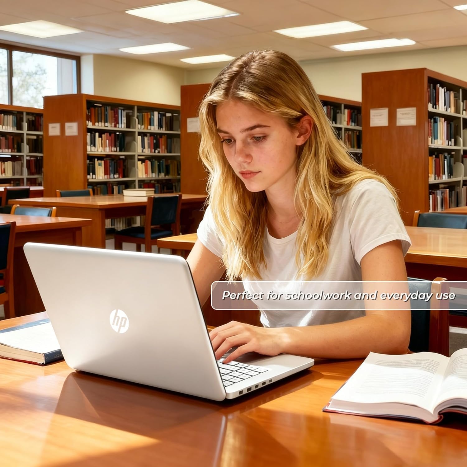 Detalle de HP laptop, 14-inch display