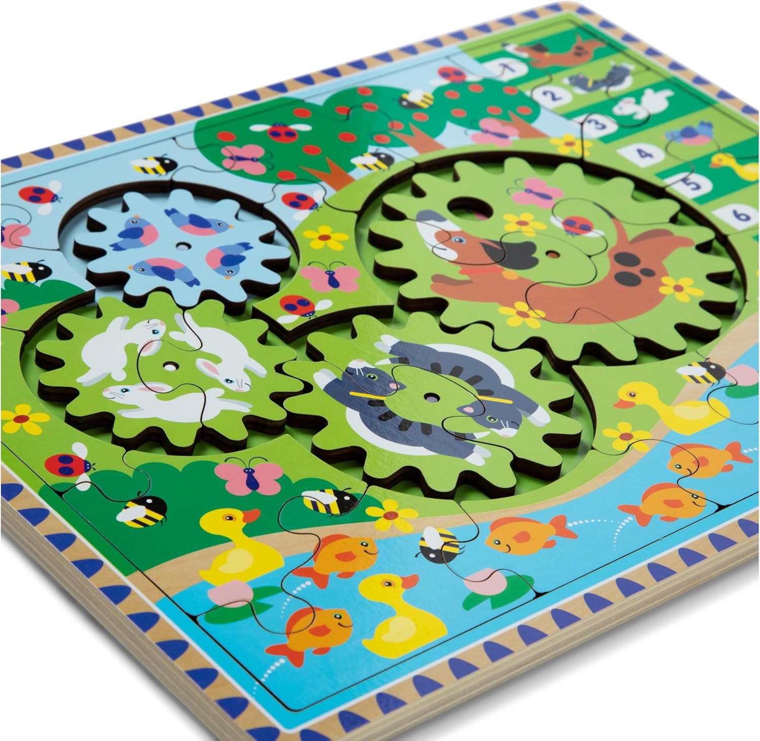 Detalle 2 de Melissa & Doug Animal Silly Friends 🐻 Juguete Infantil