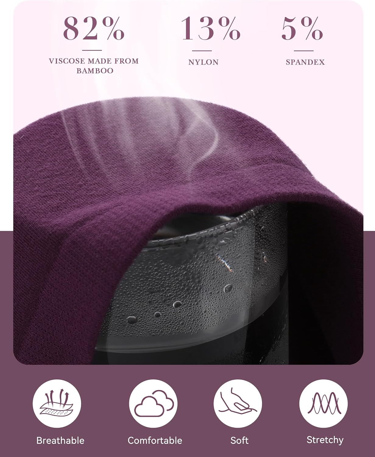 Detalle 2 de BAMBOO COOL Women's Seamless Mid-Waist Briefs 🩲